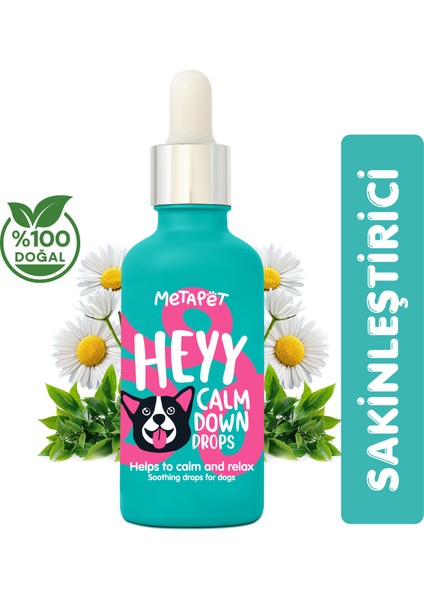 Köpekler Için Sakinleştirici Damla, Doğal Stress Önleyici, Anti Havlama Vitaminleri