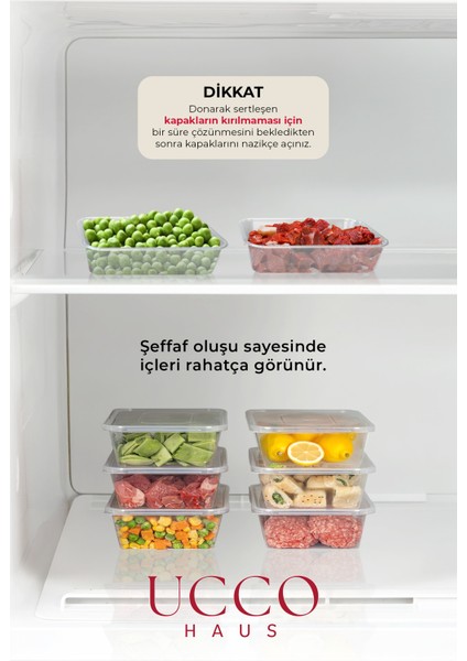 10 Adet 650ML Ekonomik Plastik Buzdolabı Dondurucu Erzak Sızdırmaz Saklama Kabı Buzluk Organizer fiyatları