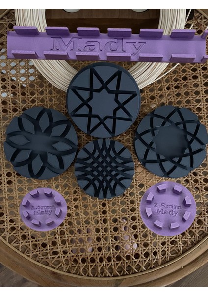 Rattan Örme Kalıbı, Şablon,kalıp Seti 7'li Set