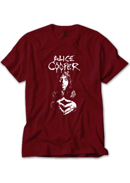 Alice Cooper Kırmızı Tişört Liyada