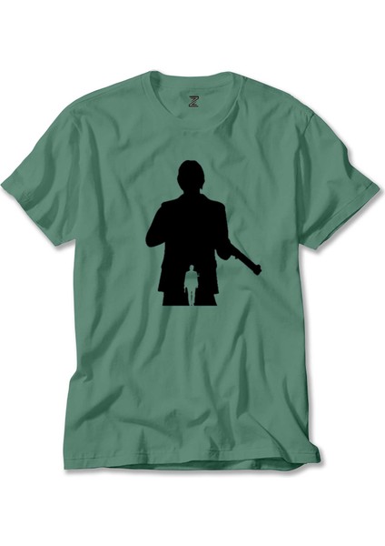 John Wick Chapter 4 Black And White Yeşil Tişört Liyada