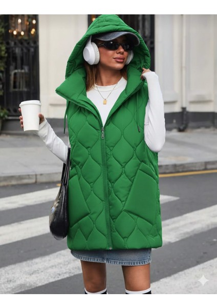 Kapşonlu Kapitone Yelek fiyatları