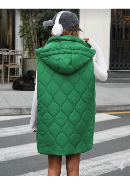 Kapşonlu Kapitone Yelek modelleri