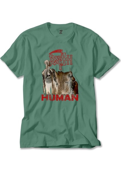 Death Human Yeşil Tişört Liyada