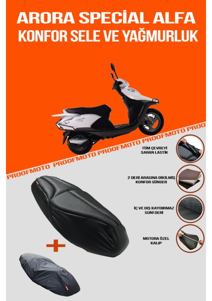 ARORA Safari Pro Konfor Sele ve Yağmurluk Kılıf