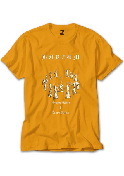 Burzum Graphic Sarı Tişört Liyada