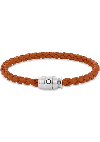 Meisterstück Koleksiyonu Paslı Deriden Çelik 3 Halkalı Bileklik 134061