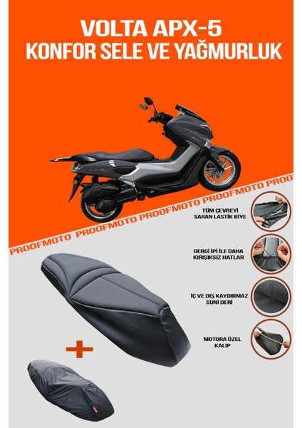 VOLTA APX-5 Konfor Sele ve Yağmurluk Kılıf fiyatları