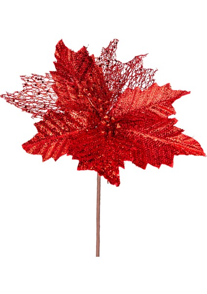 Yılbaşı Çiçeği Kırmızı 26 Cm.