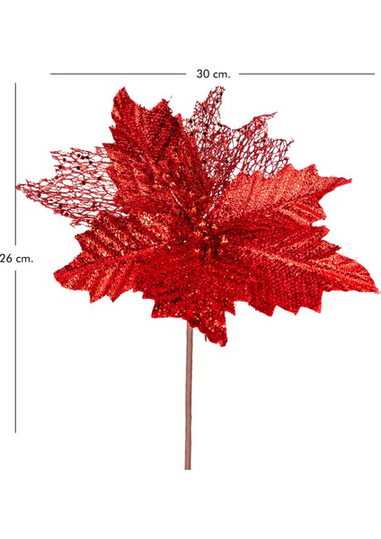 Yılbaşı Çiçeği Kırmızı 26 Cm. modelleri