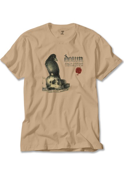 Down Diary Of A Mad Band Europe In The Year Of Vi Krem Tişört Liyada