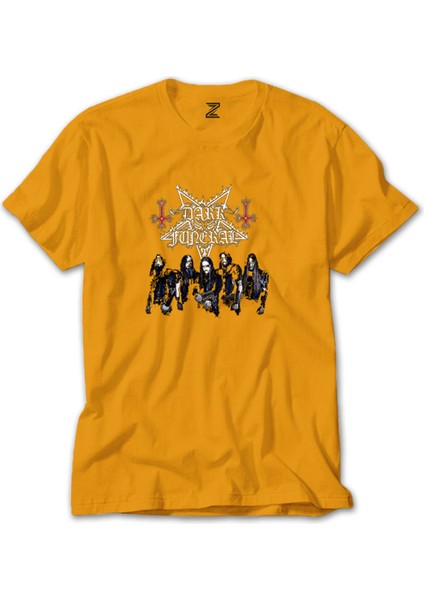 Dark Funeral Grup Face Sarı Tişört Liyada