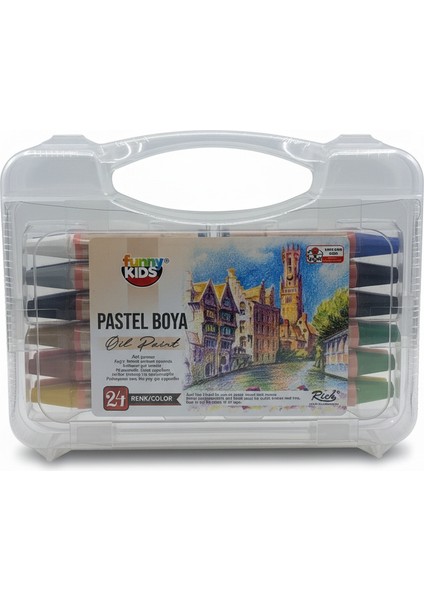 24'lü Çantalı Pastel Boya