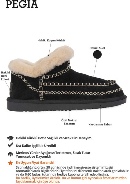 Kadın Hakiki Kürk Mini Bot 191160