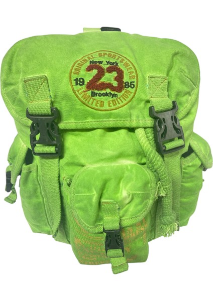 Tek Gözlü Vintage Disayn Unisex Sırt Günlük Okul Gezi Kamp Trekking Çantası Kc Ahtapot Bag 26 cm x 42 cm modelleri