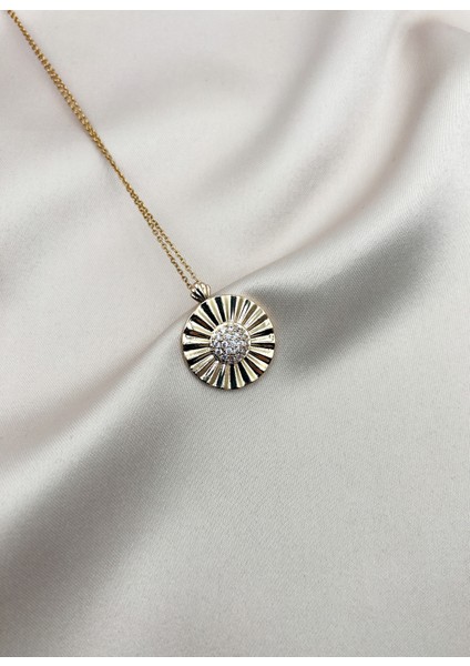 Fıora Gold Figür Kararmaz Çelik Kadın Kolye - Şık - Zarif modelleri