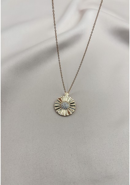 Fıora Gold Figür Kararmaz Çelik Kadın Kolye - Şık - Zarif fırsatları