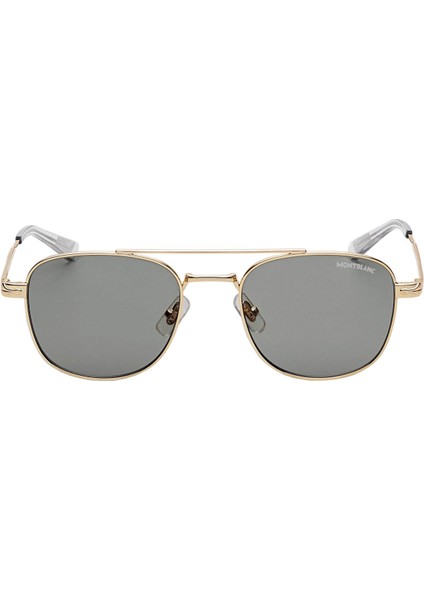 Altın Renkli Metal Çerçeveli Kare Güneş Gözlüğü 134464