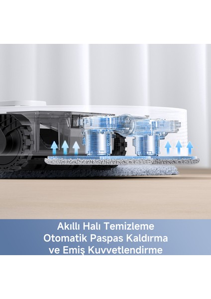 E40ULTRA Robot Süpürge 19.000 Pa Emiş Gücü