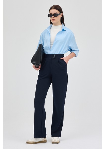 Laci Çift Düğmeli Kadın Pantolon 5010 fiyatları