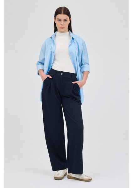 Laci Tek Düğmeli Pensli Kadın Pantolon 5011 fiyatları