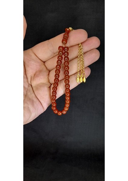 Çubul Kehribar Tesbih El Boy Kahverengi Renk T-422 indirimleri