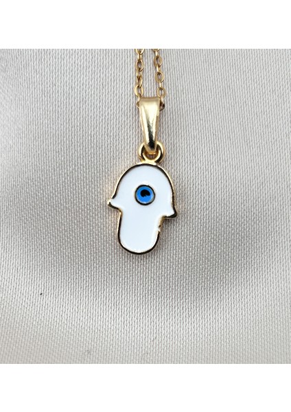 Fıora Fatma Ana Eli Kolye Ayarlanabilir Gold Zincirli