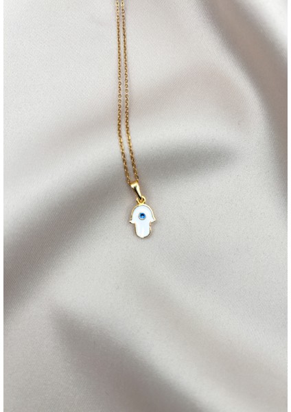 Fıora Fatma Ana Eli Kolye Ayarlanabilir Gold Zincirli