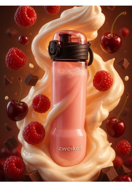 Lento Switch Açık Mavi Bpa Içermez 650 ml Tritan Su Matarası