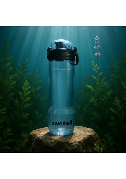 Lento Switch Turkuaz Bpa Içermez 650 ml Tritan Su Matarası