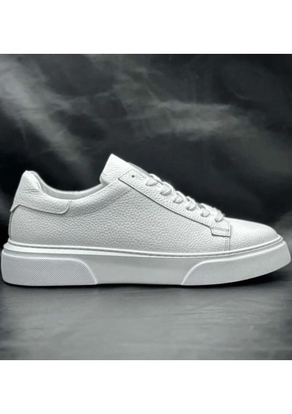 Bagsshoes 2501 Footcap Erkek Hakiki Deri Yüksek Taban Premium Sneaker Ayakkabı