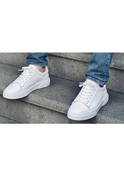 Bagsshoes 2501 Footcap Erkek Hakiki Deri Yüksek Taban Premium Sneaker Ayakkabı