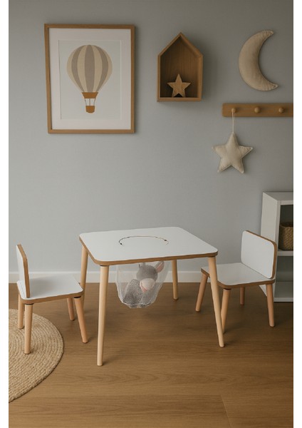 Çocuk Aktivite Masası, Çalışma Masası Sandalye Takımı Sepetli Etkinlik Masası- Yaz- Sil Yüzey modelleri