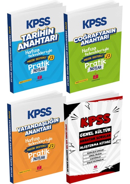 2026 KPSS Süper Dörtlü Konu Anlatım ve Soru Bankası Seti