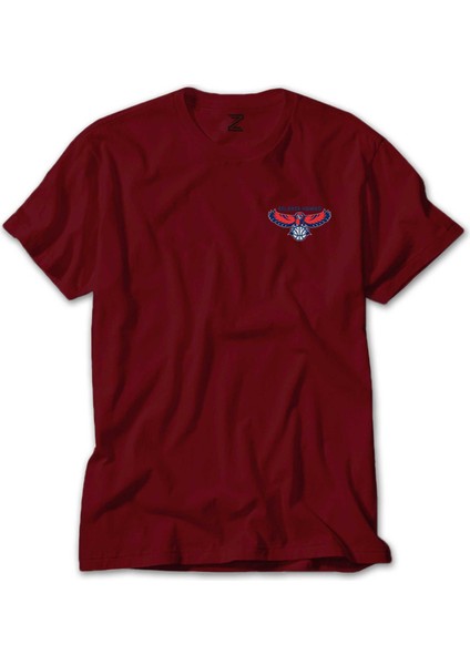 Atlanta Hawks Logo Kırmızı Tişört Liyada