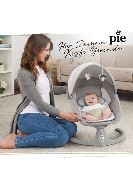 Pie Yenidoğana Uygun Otomatik Sallanabilir Kumandalı Bluetooth Müzikli Ana Kucağı fırsatları