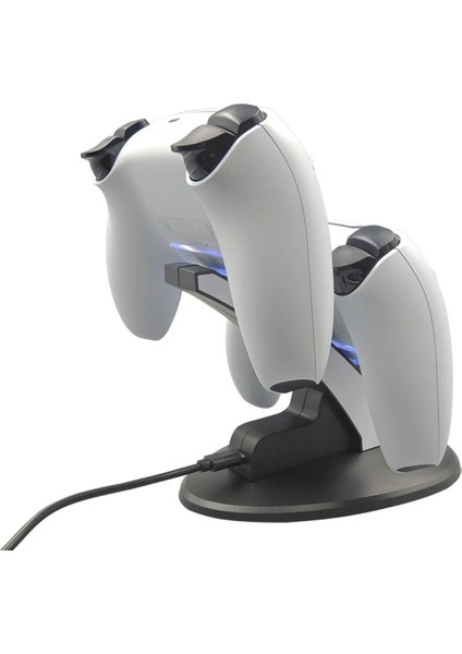Ps5 Dualsense Joystick Şarj Standı Işıklı Şarj Istasyonu Beyaz modelleri