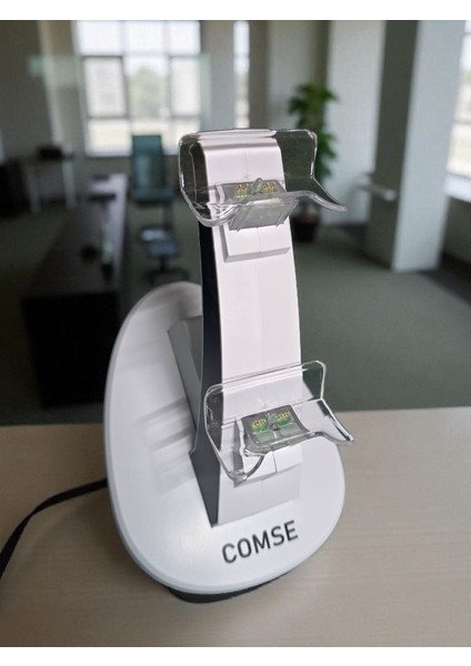 Ps5 Dualsense Joystick Şarj Standı Işıklı Şarj Istasyonu Beyaz fırsatları