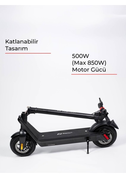X9 Elektrikli Scooter - Çıkartılabilir Bataryalı Max 850W Katlanabilir Scooter modelleri