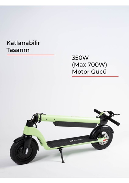 X8 Elektrikli Scooter - Max 700 W Çıkartılabilir Batarya Özellikli Scooter modelleri