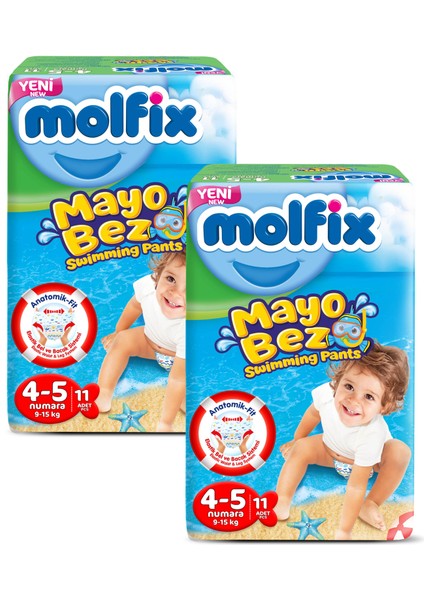 Mayo Bebek Bezi 4-5 Beden 22 Adet 9-15 kg