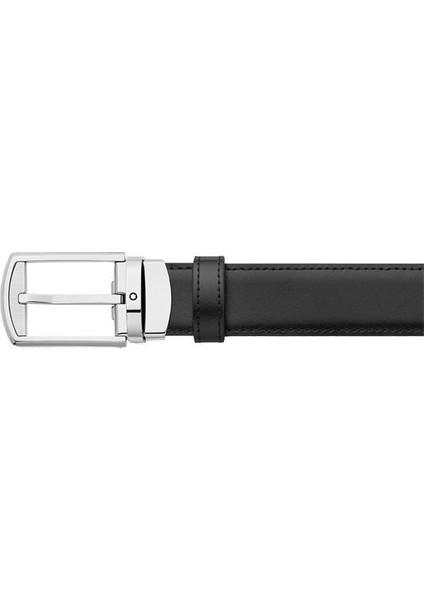 SiyahKahverengi 30 mm Çift Taraflı Deri Kemer 126020 fiyatları