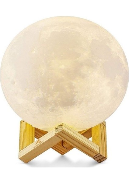 Dekoratif 3D Ay Lamba Gece Lambası Moonlıght 15 cm modelleri