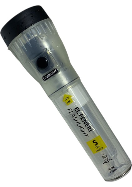 Suya Dayanıklı El Feneri Kamp Avcılık Deprem Çantası El Feneri Masa Üstü Fener flaşör