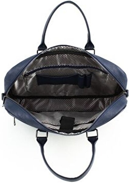 15,6 inç Laptop Çantası Ergonomik Tasarım Su Geçirmez Suni Deri Unisex