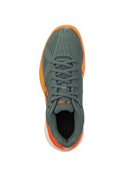 Eclipsion 5 Toprak Kort Tenis Ayakkabısı Erkekler İçin Yuvarlak Tabanlı Yeşil