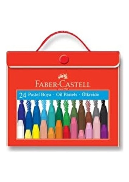 Pastel Boya Plastik Çantalı 24 Renk modelleri