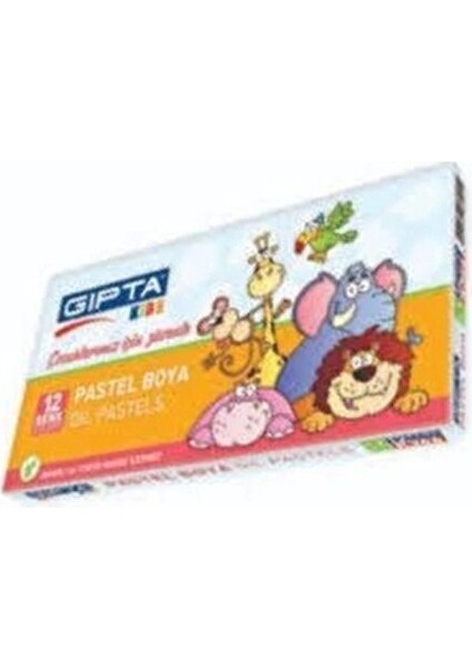 Pastel Boya Karton Kutu 12 Renk Altıgen Şekilde Çocuklar İçin Eğlenceli Boyama Seti fiyatları