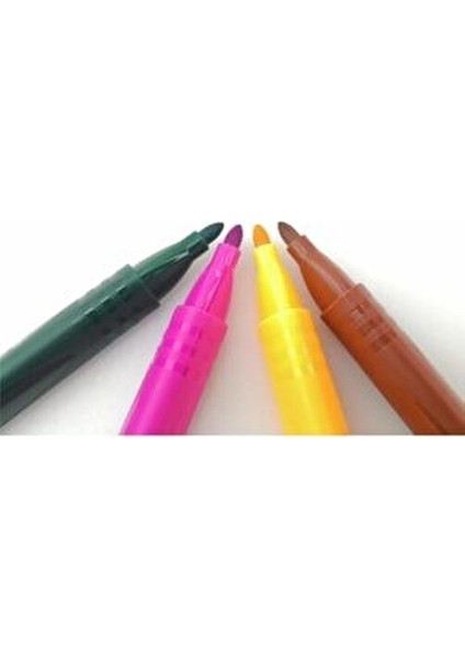 Jumbo Keçeli Kalem 24'lü Renkli Kalem Seti Çocuklar İçin 24 Farklı Renk modelleri