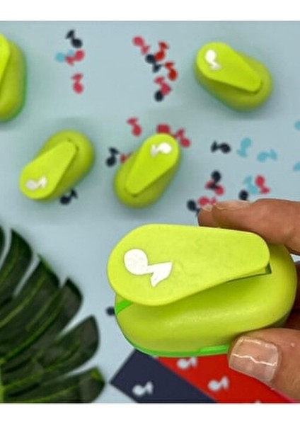 Nota Desenli Delgeç 6.3 cm x 4.9 cm Kawaii Tasarım ile Eğlenceli